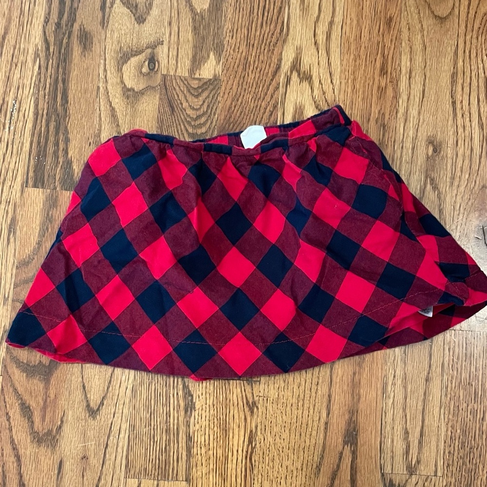 GAP plaid skirt 2T